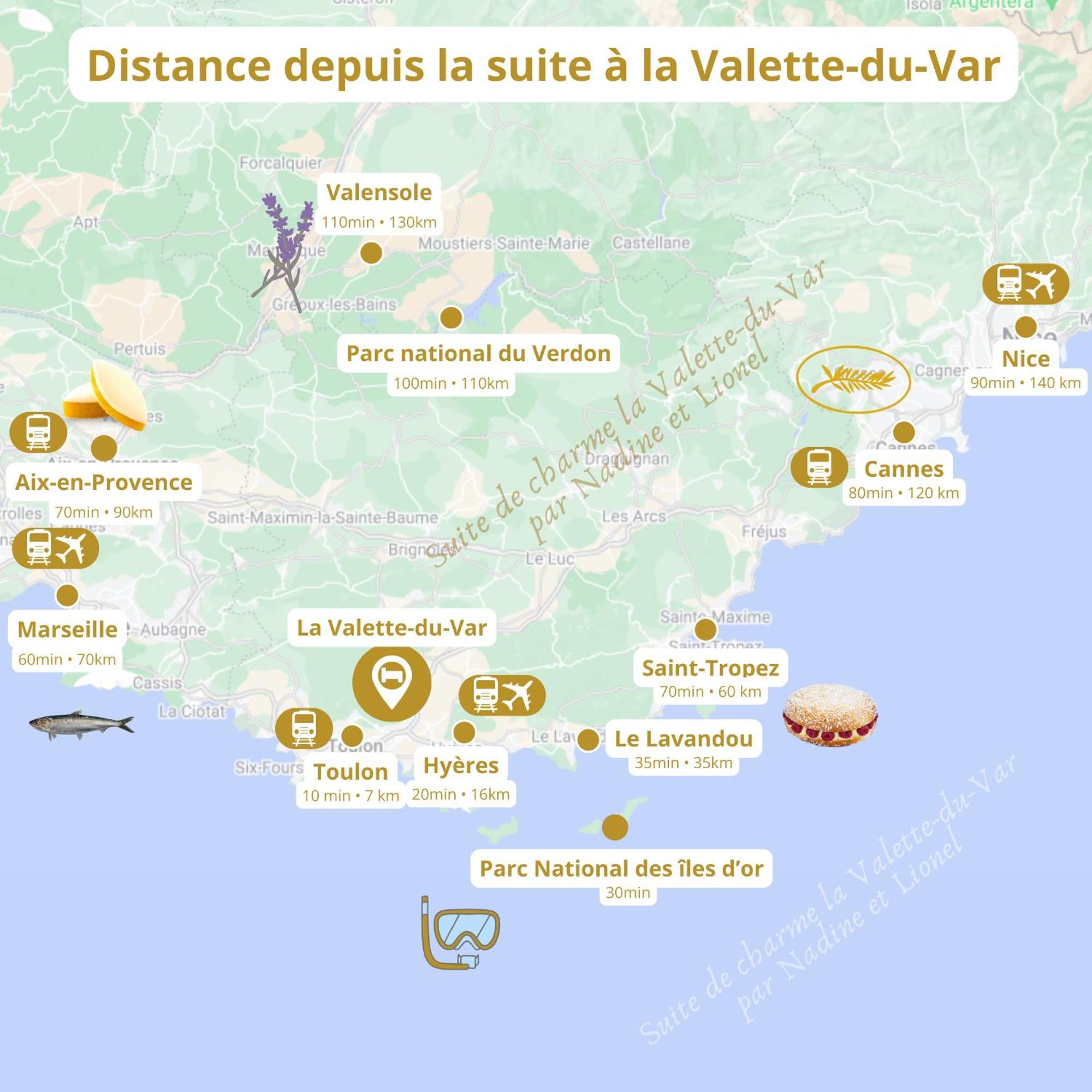 Chambre Deluxe Olivier Et Pinedo La Valette-du-Var Buitenkant foto